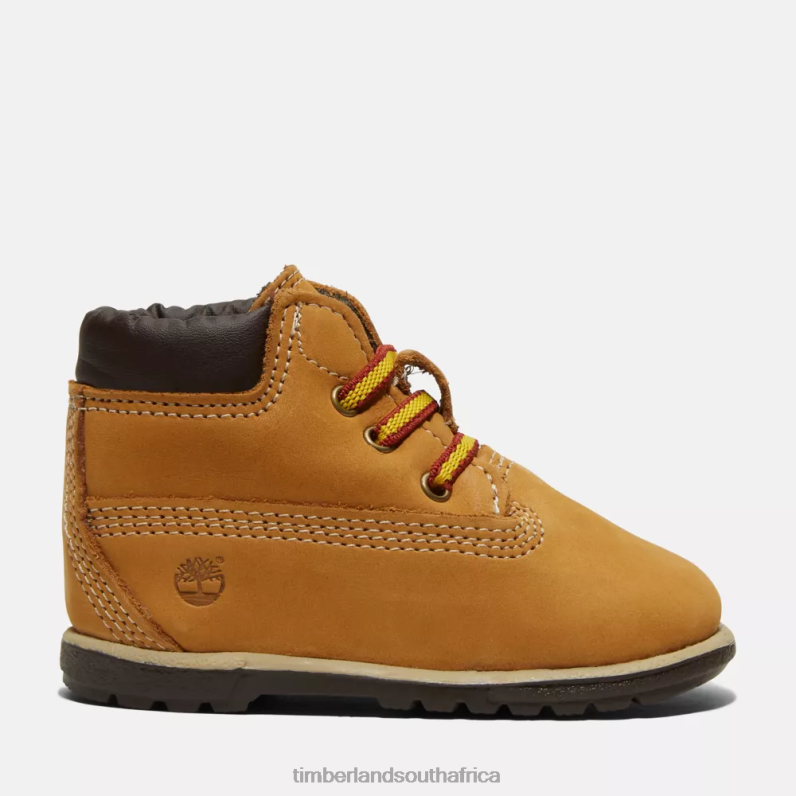 Kids Timberland Crib Bootie P64N81122 Footwear Wheat Nubuck