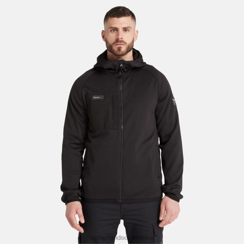 Men Timberland PRO Ironhide Hooded Softshell Jacket P64N8496 Clothing Black