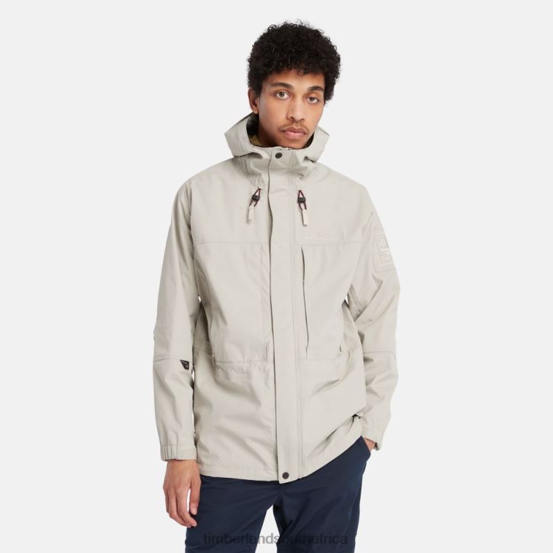 Men Timberland Waterproof Outdoor Parka P64N8613 Clothing Taupe