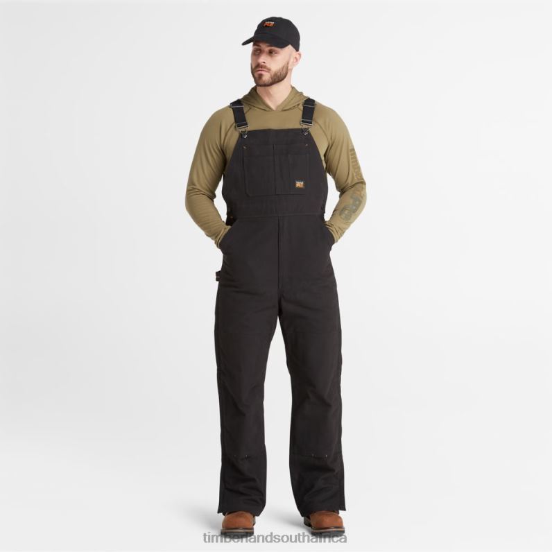 Men Timberland PRO Gritman Insulated Bib Overall P64N8290 Clothing Black