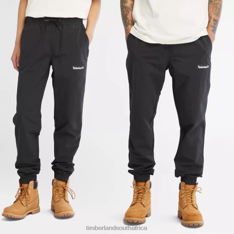 Men Timberland Nylon Jogger Pant P64N8625 Clothing Black