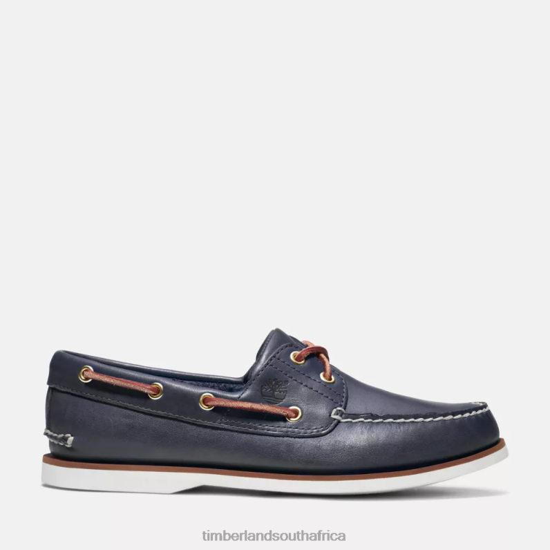 Men Timberland Classic Two-Eye Boat Shoes P64N8136 Footwear Blue