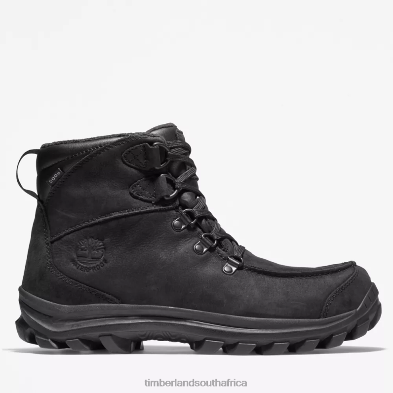 Men Timberland Chillberg Waterproof Hiking Boot P64N875 Footwear Blackout Nubuck