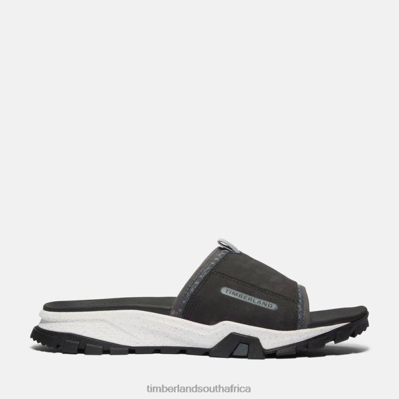 Men Timberland Garrison Trail Slide Sandals P64N8152 Footwear Jet Black