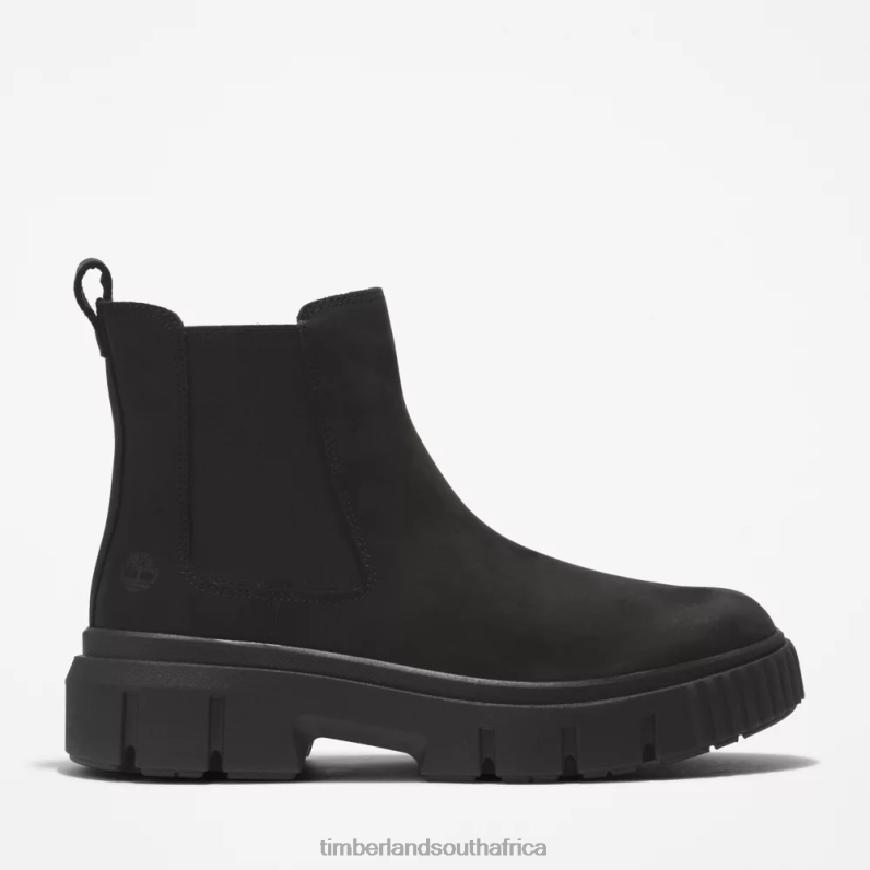 Women Timberland Greyfield Chelsea Boot P64N8880 Footwear Black Nubuck