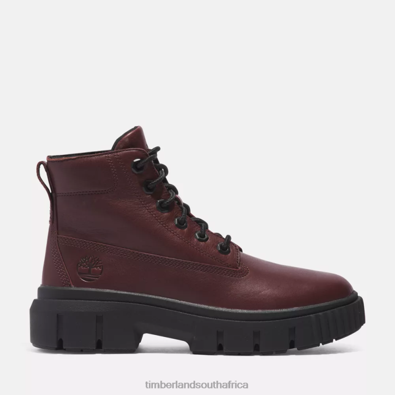 Women Timberland Greyfield Leather Boot P64N8851 Footwear Burgundy Full-Grain