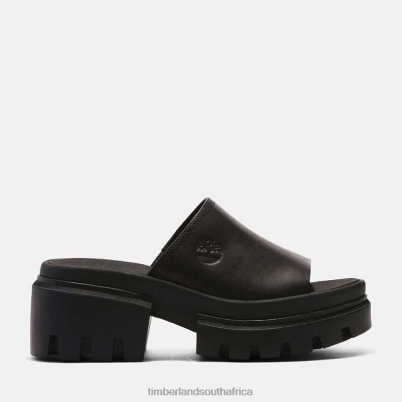 Women Timberland Everleigh Slide Sandals P64N8927 Footwear Black