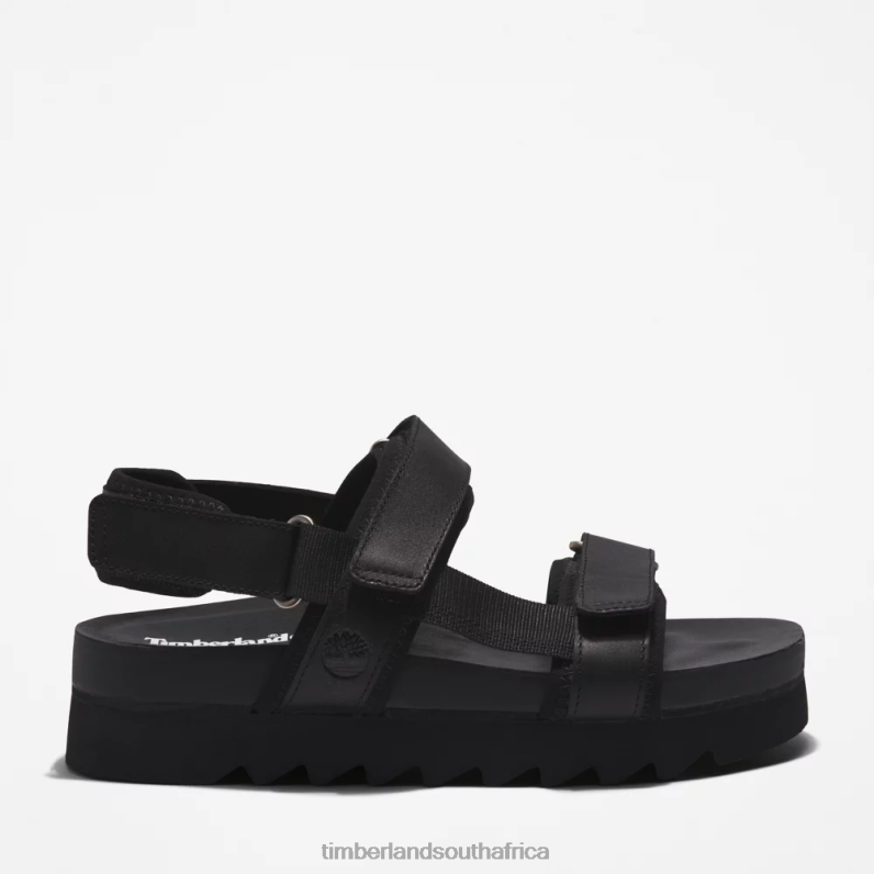 Women Timberland Santa Monica Sunrise Backstrap Sandals P64N8943 Footwear Black